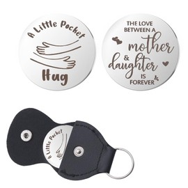 Mother and Daughter Gifts for Mum Daughter Pocket Hug Gift for Mummy Mam Birthday Christmas Gifts for Mom Daughter Love You Gifts for Daughter Mum Mama Retirement Gifts for Mummy Pocket Keyring