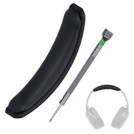 Headband Replacement for Bose QuietComfort 35 (QC35)/Bose QuietComfort 35 II (QC35 II) Headphones [Upgraded] by MMOBIEL - Protein PU Headband Pad - Headset Pillow Cover Repair Part - Black