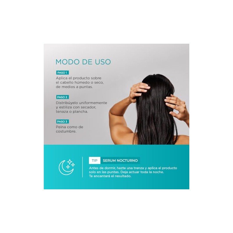 Trio Serum Hidratante para cabello | Protector térmico | Sellador