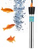 220‑240V Submersible Aquarium Heater Stainless Steel Adjustable Fish Tank Heater25W