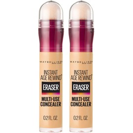 Maybelline Instant Age Rewind Eraser Dark Circles Treatment Multi-Use Concealer, Sand, 0.2 Fl Oz (Pack of 2)