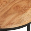 vidaXL Solid Acacia Wood Nesting Coffee Tables - Set of