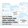 Frank Paperman® 600 appointment notes, 12 x appointment pads of