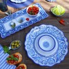 Certified International Veranda Melamine 2 Pc. Appetizer Serving Set, Multicolor