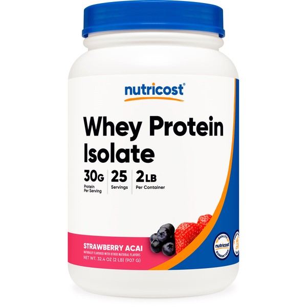 Nutricost Nutricost Whey Protein Isolate (Strawberry Acai, 2 Pounds)