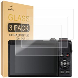 Mr.Shield Screen Protector compatible with Canon PowerShot G7 X Mark III [Tempered Glass] [3-PACK] [Japan Glass with 9H Hardness]