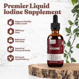 Active Iodine - Nascent Iodine Drops - Liquid Delivery for Better Absorption - Supports Healthy Energy Levels and Vitality