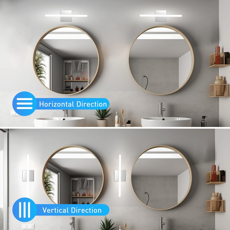 Combuh 16Inch LED Bathroom Vanity Light Bar Color Changing 3CCT
