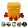 Automatic Chicken Waterer Cup with 12L Handheld Barrel Poultry Drinking