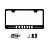 BLVD Bullitt Mustang Black Metal License Plate Frame Tag W/ Screws
