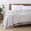 Ultra Soft Fleece Sherpa Blanket King Size,Lightweight Cozy Boho Bed
