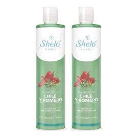 Shampoo Chile Y Romero Sheló Nabel Anticaída Crecimiento 2pz