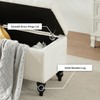 Busaurus Storage Ottoman Bench 50.2 Inches, Upholstered End of Bed