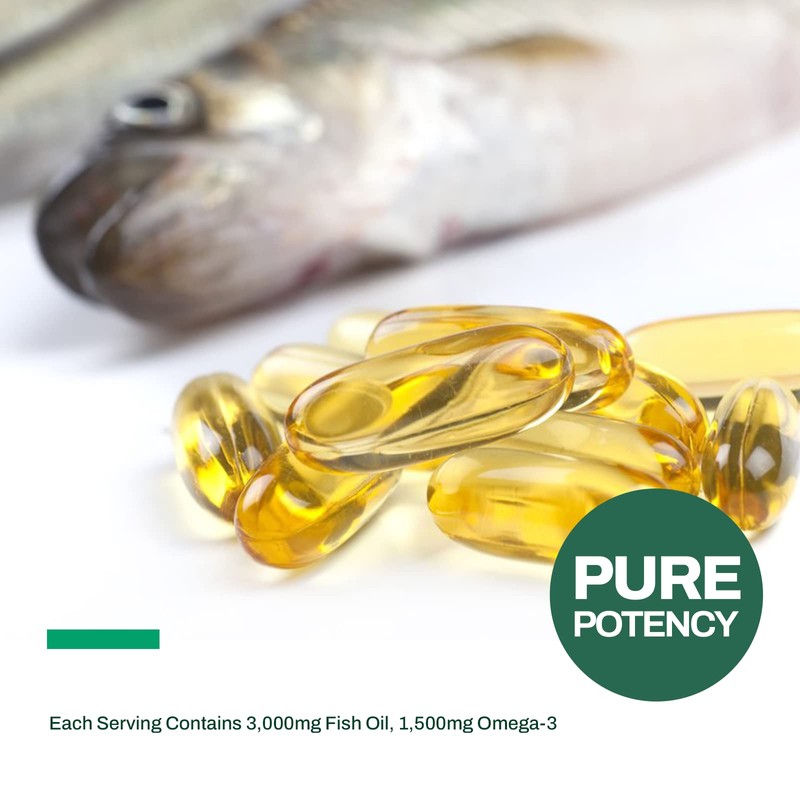 Vitasave Omega-3 Fish Oil Supplement [120 Softgels] - High Potency