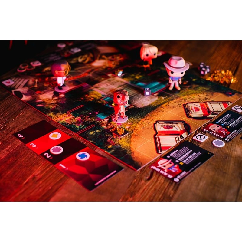 Funkoverse: Jurassic Park 100 4-Pack Board Game,2 TO 4 players,