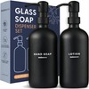 MaisoNovo Black Hand Soap Dispenser for Bathroom Set | 16.9