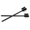 2Pcs Eyebrow Brush with Metal Teeth Eyelash Comb Separator Brow
