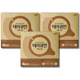 Theracumin Max 60 Nanocurcumin Tablets 18g, 60 tablets, 3 sets / 테라큐민 맥스 60 나노화 커큐민 정제 18g, 60정, 3세트