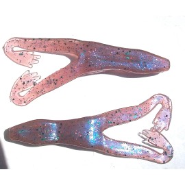 ALL AMERICAN Tournament Quality Soft Plastic Baits 10ct GRAPE SHAD 4" SWIM FROGS Bass Fishing Lures Soft Plastic Frog Trailers