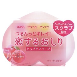 Koisuruosiri hip care soap peach scent, 80g, 1 piece, 1 piece / 코이스루오시리 힙케어 솝 복숭아향, 80g, 1개, 1개