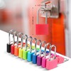 10 Pcs Suitcase Locks with Keys, Metal Padlocks Long Shackle
