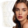 12Pcs Glitter Freckles Tattoo Stickers, Glitter Freckles for Face, Sparkles