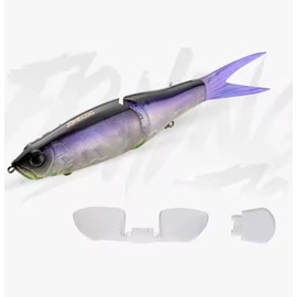 STRIKEBAITS Silver Shad Riser Glidebait Jointed Swimbait Fishing Lure, Vibrant Design, Hard Plastic Bait with Treble Hooks, Great Value, Freshwater, Saltwater Lure