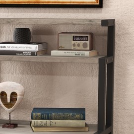 GIMMYFIVE Freestanding Wine Bar Rack Cabinet - Industrial Bakers Rack with Glass Holders, Wine Bottle Storage - Tall Liquor Cabinet for Kitchen, Living, Dining Room