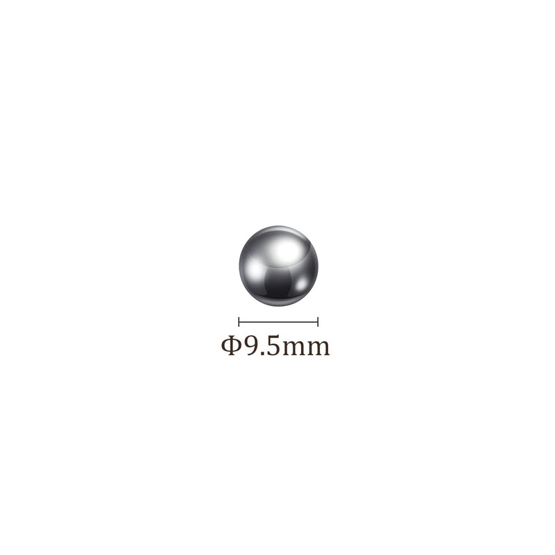 Kozelo 10pcs Precision Ball 9.5mm 201 Stainless Steel Bearing Solid