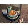 Rosti Mepal Melamine Plate Lightweight and Hard-Wearing Ocean Blue D195