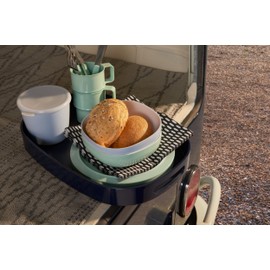Rosti Mepal Melamine Plate Lightweight and Hard-Wearing Ocean Blue D195