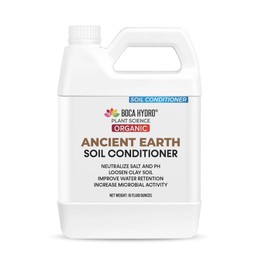 Boca Hydro Ancient Earth Organic Liquid Humic Acid + Fulvic Acid Soil Conditioner Root Booster Root Enhancer (16 Oz)