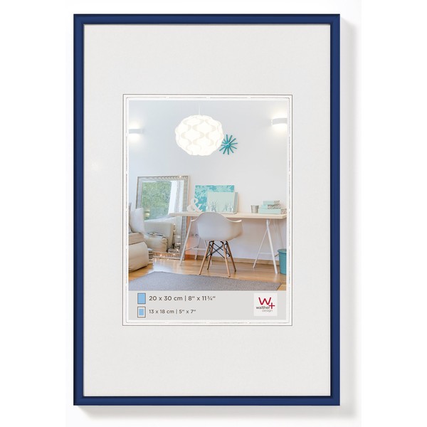 Walther Design KV090L New Lifestyle Picture Frame, 23.50 x 35.50 inch (60 x 90 cm), Blue
