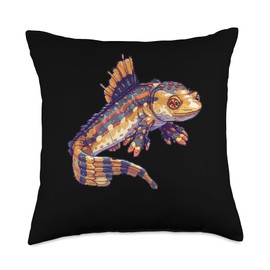 Kuhli Loach 8 Bit Throw Pillow