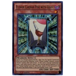 yugioh - Flower Cardian Pine with Crane DRL3-EN035 1st Edition Ultra Rare - Dragons of Legend: Unleashed