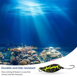 Fishing Lures for Freshwater - Sequin River Fishing Lures | Stainless Jig Tackle Bait with Sequins for Bass Trout Stream Ice Lake Kayak Pier Saltwater Night Tournament