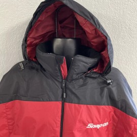 Snap-on Snap On Tools Lightweight Red/Blk Jacket Size XL w/hidden hood