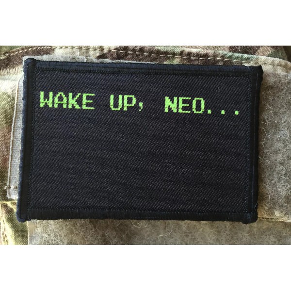 Wake Up Neo The Matrix Movie Morale Patch Tactical Military