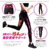 Beau Acty Women's Burning Fitness Leggings Black Large Compression Sports