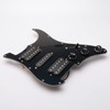 Pxyelec HSH Loaded Pickguard Black Wired Plate for Fender Strat
