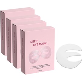 Deep Collagen Eye Mask, 20 Pairs Peptide and Collagen Eye Mask, Under Eyes Patches for Puffy Eyes and Dark Circles, Suitable for Under-Eye Areas, Eyelids