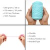 Clowex Polyester Soft Macrame Cord 2.5-3mm, 191 Yards x 1/9