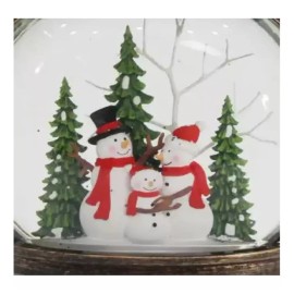 MM Adorno Navideño Linterna Familia Snowman Nieve Muñecos