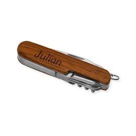 Dimension 9 Julian 9-Function Multi-Purpose Tool Knife, Rosewood