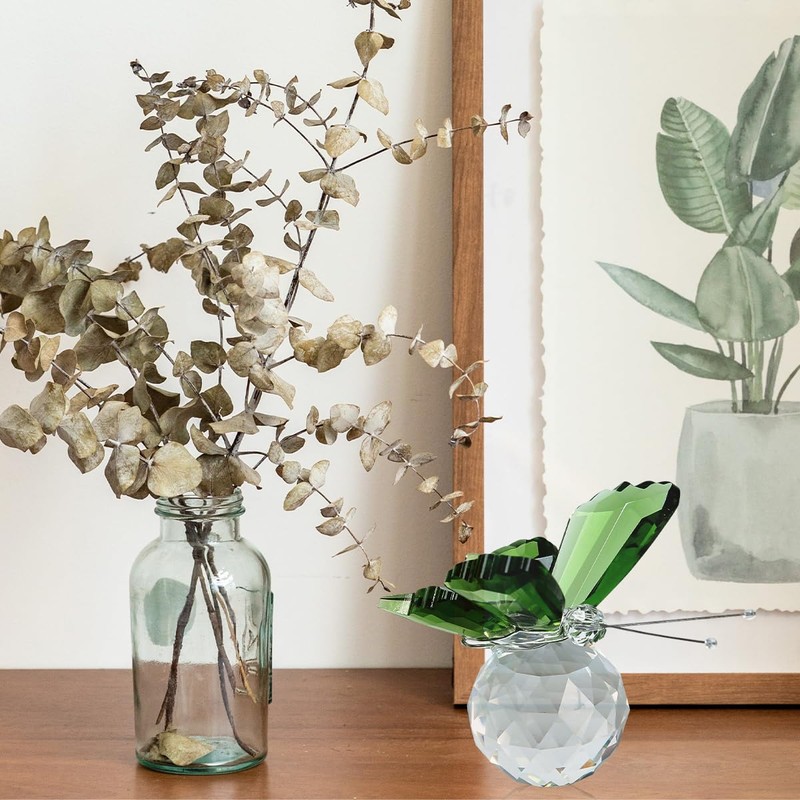 Thyonta Crystal Flying Butterfly Critter Home Decorations Desktop Small Ornaments