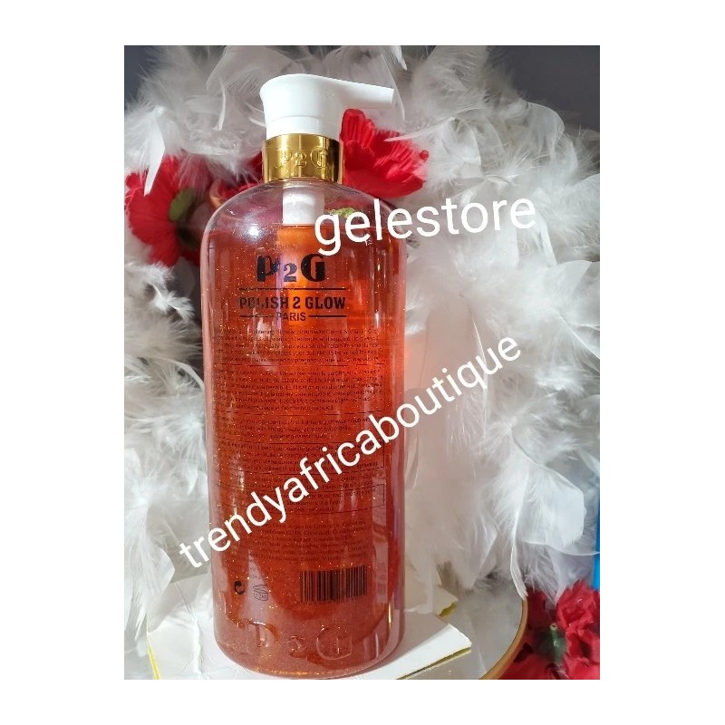 p2g Polish To Glow P2G Paris Lightening Shower Gel Carrot
