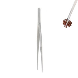 1PCS Kitchen Tweezer Stainless Steel – Extra Long 12-Inch,Fine Cooking Tong with Precision Serrated Tip for Cooking, Aqua Scaping, Garden Work, Industrial Work, Laboratory Use etc.,Fish Tweezers