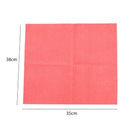 Maya Ultra Plus Cleaning Cloth, Specifically Designed for Glass and Stainless Steel, Maximum Absorption Without Marking, Anti-limescale and Anti-Bacterial, Pack of 5 (Red)