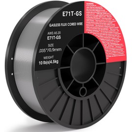 Flux Core Mig Wire, Mild Steel E71TGS.035-Diameter, 10-Pound Spool (0.035-Inch10 LB)