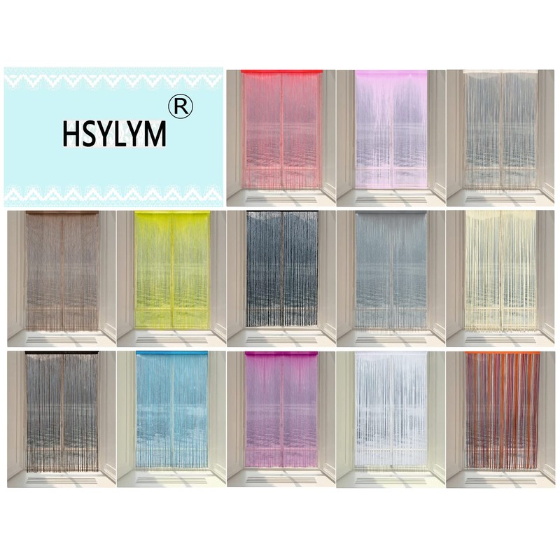HSYLYM String Door Curtain Window Decoration Room Divider Decoration Single